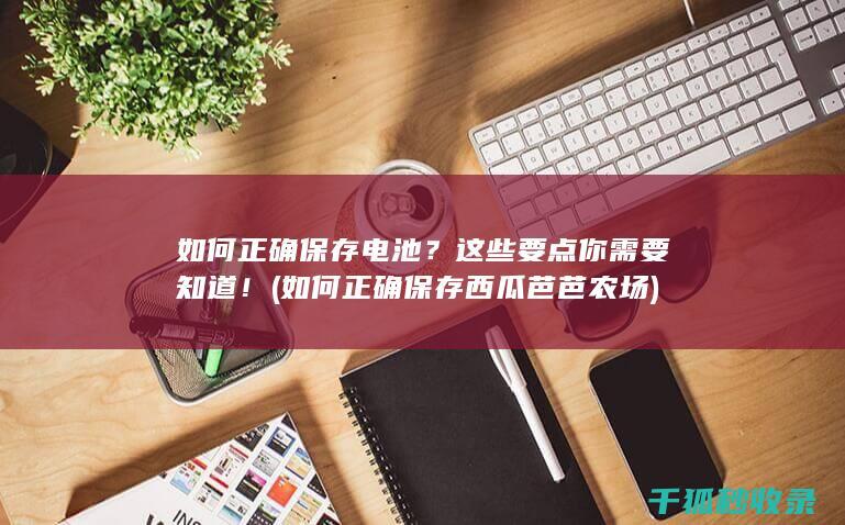 如何正确保存电池？这些要点你需要知道！ (如何正确保存西瓜芭芭农场)